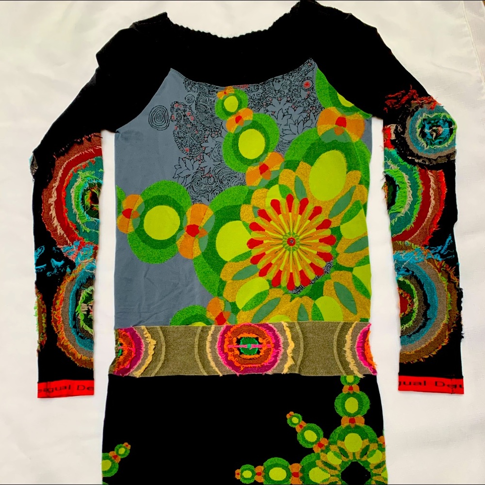 Desigual Rainbow mini dress